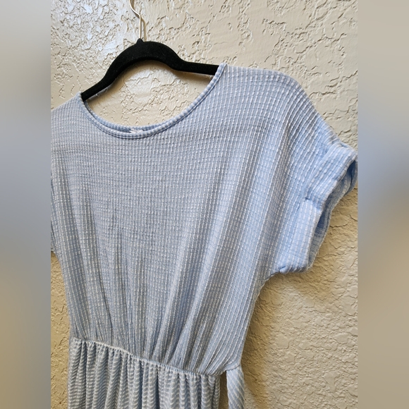 Caution to the wind dress, size Medium,  color blue - Picture 5 of 10